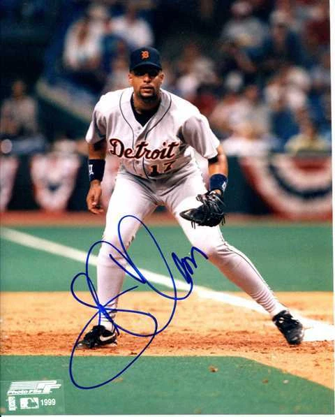 Foto firmada autografiada por Tony Clark de los Tigres de Detroit de 8x10 certificado de autenticidad CFS Foto 1 de 1