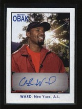CHALIE WARD 2010 TRISTAR OBAK BLUE AUTOGRAPH AUTO #019/125 AF9987