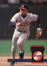  1994 Donruss Atlanta Braves Baseball Card #147 Mark Lemke