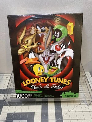 Glare Free/Precision Fit LOONEY TOONS 1000 Piece Jigsaw Puzzle (Aquarius, 2018) - Image 1 of 4