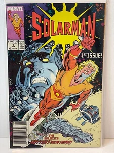 COMIC SOLARMAN #1 1990 ( THE GALAXY'S HOTTEST NEW HERO ) MARVEL VF - Picture 1 of 1