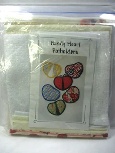 Pratico modello pentole cuore con 2 kit di tessuto - tacchino e mele - Foto 1 di 9