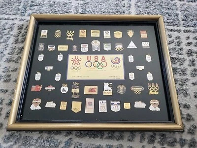 Vintage 1988  Olympics Pin Sponsor Set S-1 - Image 1 of 4