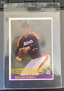 1984 Donruss #60 Nolan Ryan "MINT" Houston Astros HOF METS 'STRIKEOUT KING"