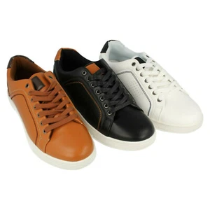 MENS THOMAS BLUNT A2R193 LACE UP CASUAL TRAINERS - Picture 1 of 19