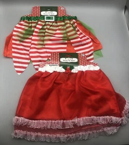 Girls Toddler Set of 2 Holiday Costume Skirts Perfect for Holiday Suitable Age 4 - Picture 1 of 12