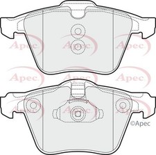 APEC Front Brake Pad Set for Volvo V60 T 2.0 Litre January 2014 to January 2018