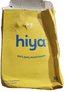 Hiya Kids Daily Multivitamin , 30 Chewables - SEE PICTURE - Picture 1 of 4