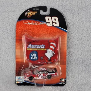 Nascar Winners Circle 2004 Michael Waltrip #99 Aarons Cat in the Hat Hood 1:64 - Imagen 1 de 9