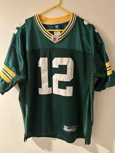 Maglia Aaron Rodgers Green Bay Packers cucita Reebok On Field taglia 50 - Foto 1 di 6