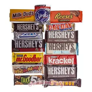 MIX Paket: 15 verschiedene HERSHEY Schokoriegel aus den USA - Bild 1 von 1