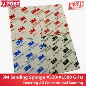 3M Softback Sanding Sponge Set 320-1500 Grit – Practical Grinding & Polishing - Picture 1 of 9
