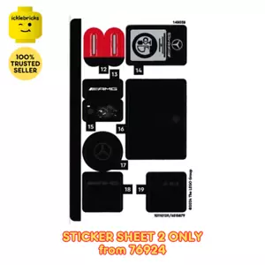 LEGO Speed Champions - STICKER SHEET 2 ONLY - From set 76924 - Picture 1 of 2