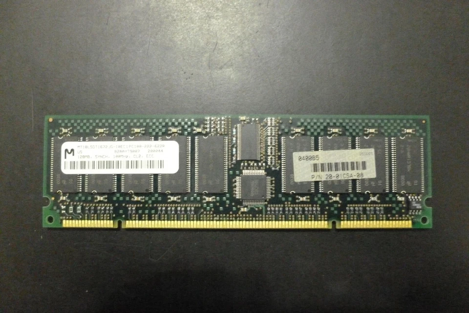 20-01CSA-08 HP 128MB SDRAM ECC PC-100 100Mhz Memory - Image 1 of 1