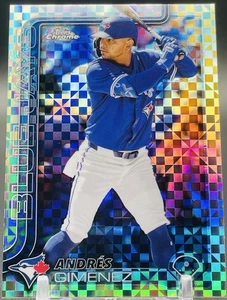 2025 Topps Chrome - X-Fractor #70 Andres Gimenez - Picture 1 of 2