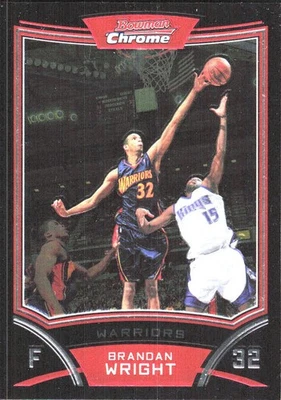 2008 Bowman Chrome #31 Brandan Wright Near Mint - Image 1 of 2