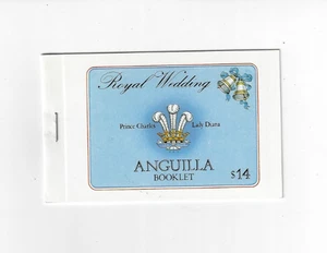 ANGUILLA  STAMP BOOKLET  444C  ROYAL WEDDING  LADY DIANA & PRINCE CHARLES MNH - Picture 1 of 1