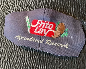 Frito Lay Agrarforschung Kartoffeln Hut Kunst genäht Stickerei - Bild 1 von 2
