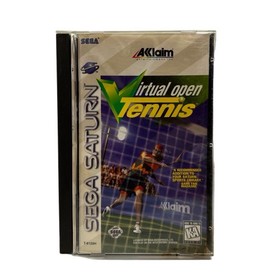 Virtual Open Tennis Sega Saturn game with booklet VINTAGE 1996