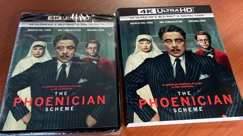 The Phoenician Scheme - 4K Ultra HD Blu-ray/Blu-ray Digital) NEW w/slipcover Foto 1 de 1