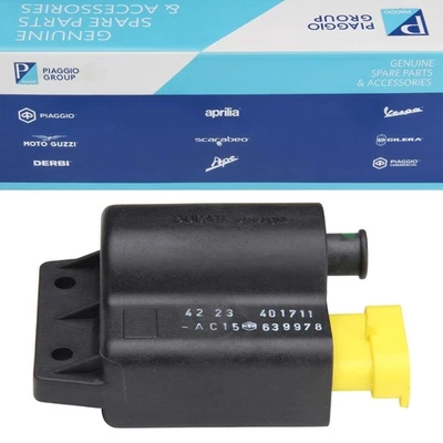 Original Piaggio Zündspule/ Box 6399786 für Aprilia  Scarabeo Derbi Atllantis  - Bild 1 von 4