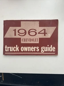 Vintage 1964 Chevy Truck Owner’s Manual Chevrolet Original glove box guide - Bild 1 von 10