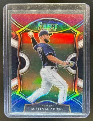 Select Austin Meadows Tri-Color Prizm #40 Rays 2021 Foto 1 de 2
