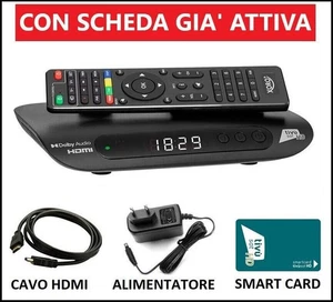 Decoder Satellitare Ufficiale Tivusat HD Tivu Sat Con Tessera Inclusa Tv Sat - Foto 1 di 6
