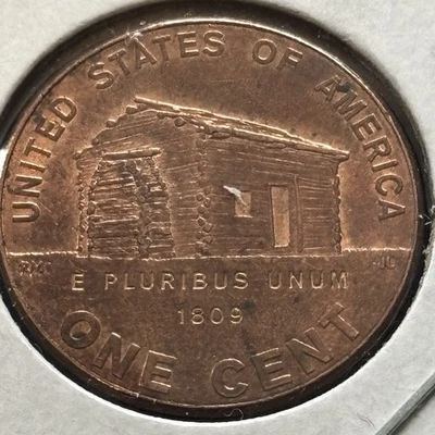 Centavo Lincoln Bicentenario 2009 D primera infancia Foto 1 de 4