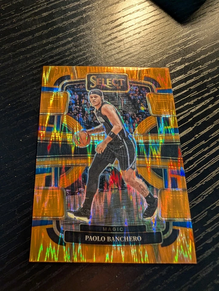 2023-24 Panini Select Basketball Paolo Banchero Orange Flash Prizm #31 Magic - Image 1 of 1