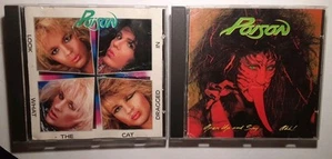 Poison Look What The Cat Dragged In & Open Up & Say Ahh 2 CDs Original Cover. - Picture 1 of 23