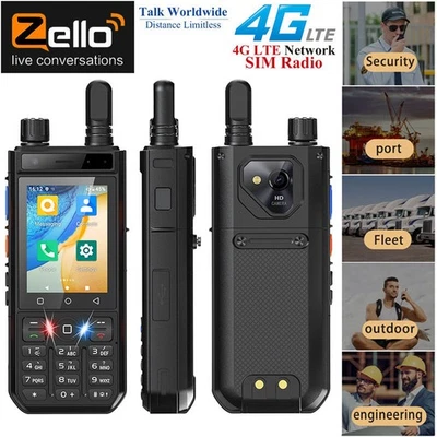4G LTE Android Rugged Waterproof Smartphone Zello Walkie Talkie Radio UNIWA F70 - Image 1 of 4