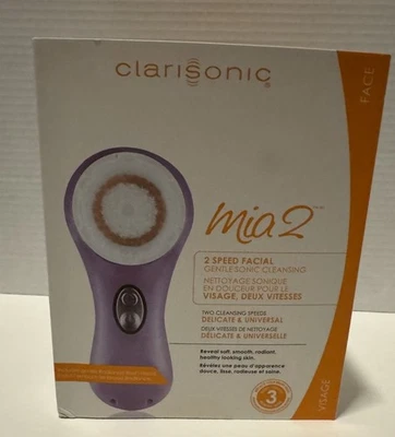 Clarisonic Mia 2 Limpiador Facial Sónico Dispositivo de Mano Lavanda Foto 1 de 4