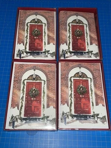 Recollections Red Door Christmas Card Lot 4 Packages Of 10 - Picture 1 of 3
