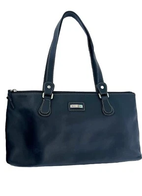 Boots ‘N Bags Genuine Leather Black Pebbled Modern Classic Shoulder Bag - Image 1 of 4