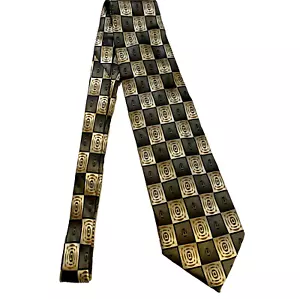 #7909 BERGAMO GRAY SWIRLS SILK XLONG NECKTIE 4 X 67 - Picture 1 of 5