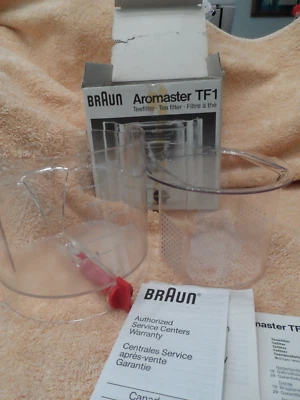 Braun Aromaster Tea Filter TF1 For Coffee makers 40-92 Replacement NEW - Image 1 of 2