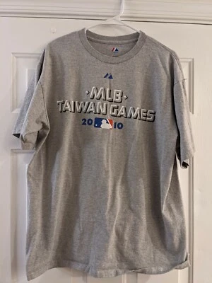 Raro de colección. Camiseta grande de los Dodgers de Los Ángeles 2010 de los Juegos de Taiwán MLB para hombre Foto 1 de 3