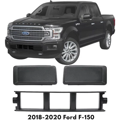 Front Bumper Pad Grille Trim Panel Molding For 2018-2020 Ford F-150 Foto 1 de 4