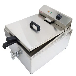 Funnel Cake Fryer Machine Maker Stainless Steel 110V 2000w with 2 Molds - Picture 1 of 11