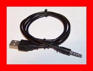 Cable USB NOIR 85Cm Pour Apple iPod SHUFFLE 1e et 2e Génération - Bild 1 von 1