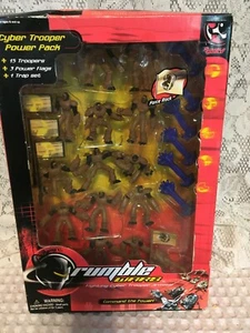 Rumble Wars Cyber Trooper Power Pack Set Giocattolo 2001 Trendmasters NUOVO - Foto 1 di 5