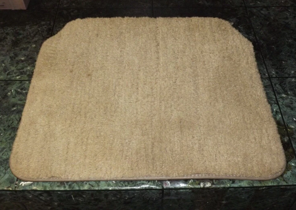 87-92 OEM Original Toyota Camry V20 Delantero Derecho Pasajero Alfombrilla Alfombra Bronceada FR Foto 1 de 4