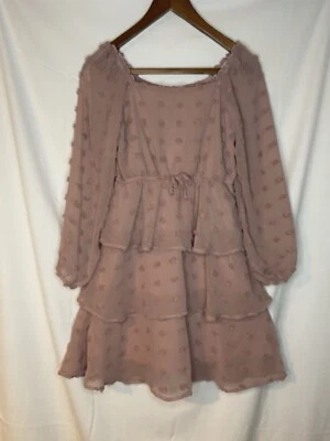Vestido Trixxi Girl Dusty Rose bolinhas tamanho G - Imagem 1 de 4