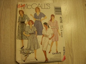 DE COLECCIÓN PATRÓN MCCALL'S - SIN CORTAR, NUNCA USADO - VESTIDO FALTA - FÁCIL - #4176 - Imagen 1 de 2