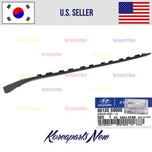 Windshield Reveal Molding Left DRIVER 86130S8000 ⭐OEM⭐Hyundai Palisade 2020-2025 - Picture 1 of 2