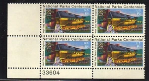 #1452 - 6¢ Wolf Trap Farms 1972 Issue - MNH Plate # Block of 4 - Picture 1 of 1