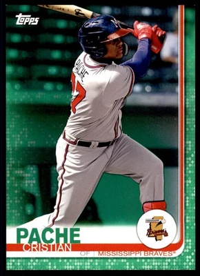 Cristian Pache 2019 Topps Pro Debut Green /99 #193 Mississippi Braves - Image 1 of 3