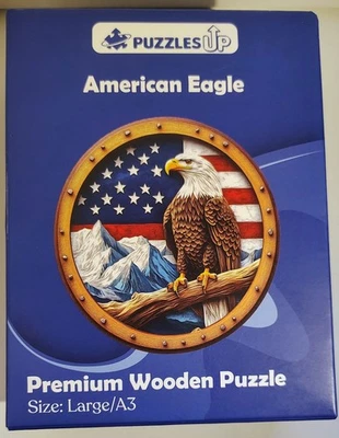 PuzzleUp! Rompecabezas American Eagle Premium madera A3/grande (usado) Foto 1 de 4