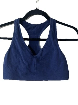 Sujetador deportivo Victoria's Secret rosa para mujer L Ultimate ligeramente forrado logotipo azul Foto 1 de 4